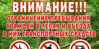 Походы и заезды в лес запрещены! - Газета Новости Кунгурского края