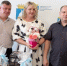 Победители конкурсов среди медработников (слева на право) Алексей Александрович Посохин, Оксана Николаевна Кипина и Владимир Иванович Кривощёков - Газета Искра
