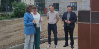 В Кунгурском округе продолжается благоустройство школьных дворов - Кунгурский муниципальный округ